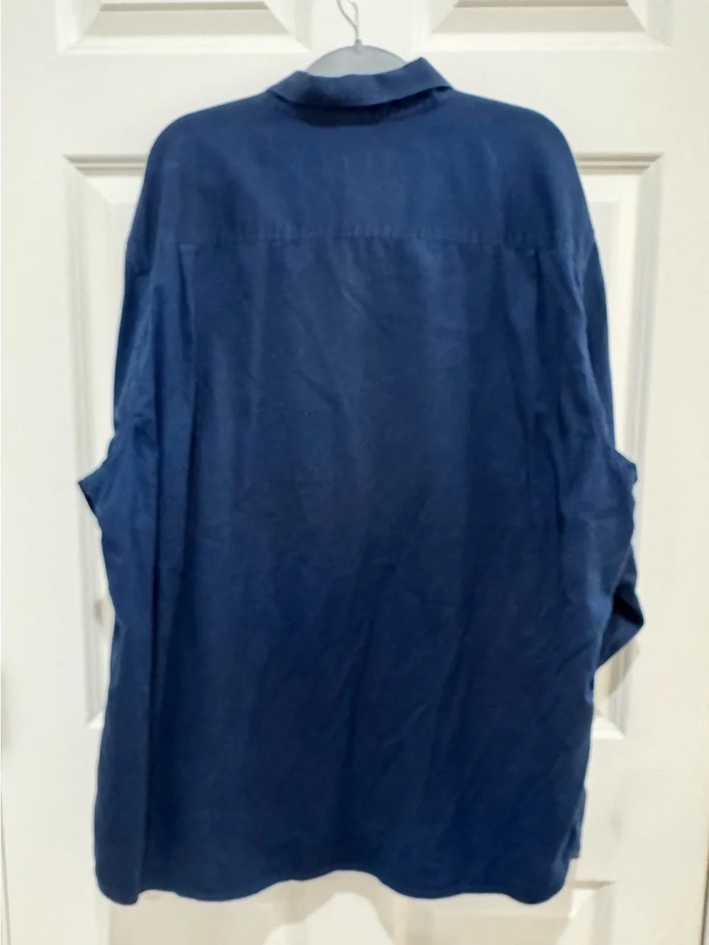 Tommy Bahama Men's Blue Long-Sleeve Button-Down Shirt Size XL/TG